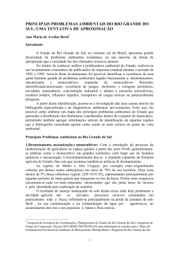 principais problemas ambientais do rio grande do sul