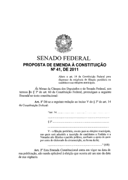 Texto Inicial - Senado Federal
