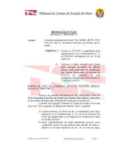 Tribunal de Contas do Estado do Par&aacute; - Portal TCE-PA