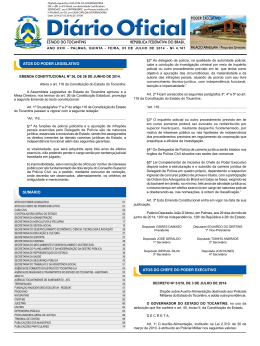 3 de julho - Diário Oficial do Estado