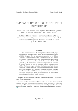 employability and higher education in portugal