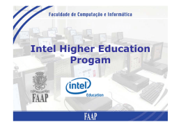Intel Higher Education Progam