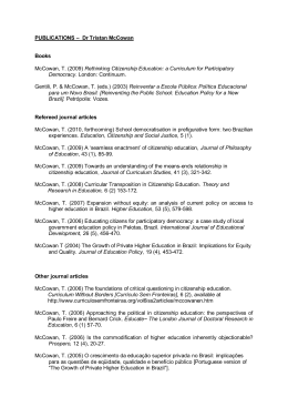 PUBLICATIONS - Institute of Education, University of London