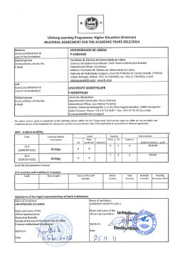 Lifelong Learning Programme: Higher Education (Erasmus