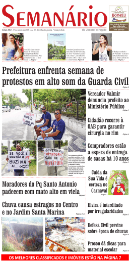 Prefeitura enfrenta semana de protestos em alto som da Guarda Civil