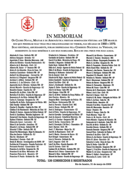 IN MEMORIAM - AME-RJ