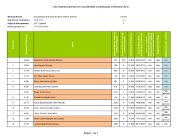 H72-GR350 (7H)- Lista ordenada Graduação Profissional
