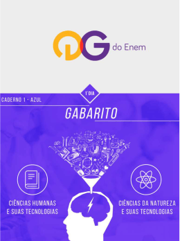 Gabarito Caderno Azul