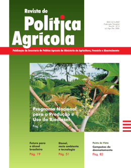 Revista de Politica Agricola - n&ordm; 3/2006