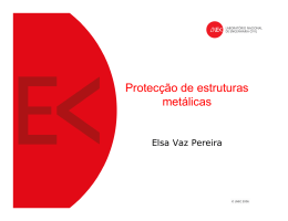 Protec&ccedil;&atilde;o de estruturas met&aacute;licas