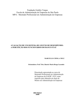 68060200601 - Sistema de Bibliotecas FGV