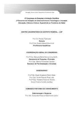 49 Congresso de Pesquisa e Iniciação Científica 2g Encontro de