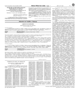 73 1 Minist&eacute;rio do Trabalho e Emprego