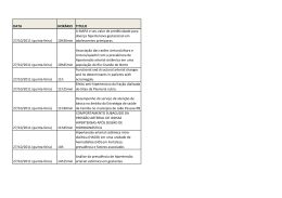 DATA HORÁRIO TITULO 27/10/2011 (quinta