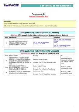 Programa&ccedil;&atilde;o - Uni