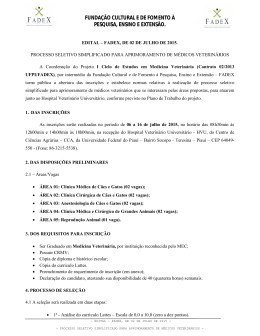 FUNDA&Ccedil;&Atilde;O CULTURAL E DE FOMENTO &Agrave; PESQUISA