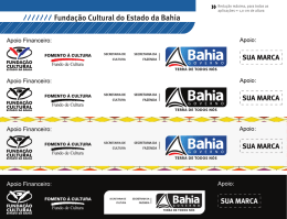Ill/Ill Funda&ccedil;&atilde;o Cultural do Estado da Bahia