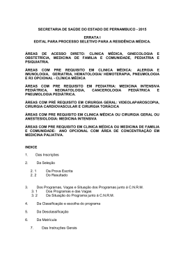 IMIP publica errata do edital do II Processo Seletivo para os
