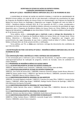 Ed 11 Res Med Unif 2013 Retifica&ccedil;&atilde;o - CESPE / UnB