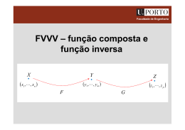 FVVV – função composta e função inversa