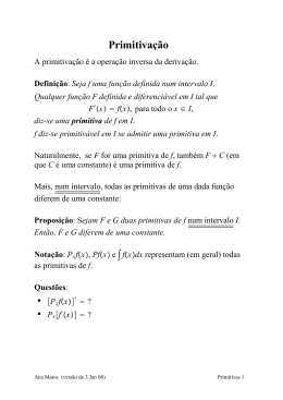 5 Acetatos sobre Primitivas