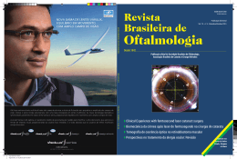 REVIST A BRASILEIRA DE OFT ALMOLOGIA SET/OUT 2015 V