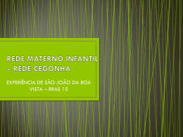 EXPERI&Ecirc;NCIA DE S&Atilde;O JO&Atilde;O DA BOA VISTA &ndash; RRAS 15