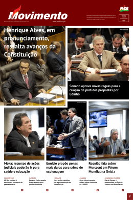 Henrique Alves, em pronunciamento, ressalta avan&ccedil;os da