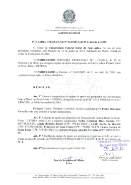 Portaria nº 0129 de 09 de Março de 2015