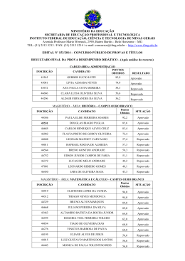 RESULTADO FINAL PROVA DESEMPENHO E T&Iacute;TULOS
