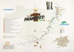 Mapa Turístico - Caminho de São Francisco