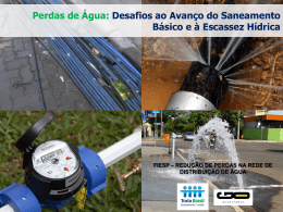 Perdas de &Aacute;gua