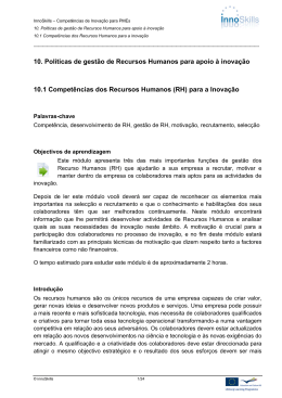 10. Pol&iacute;ticas de gest&atilde;o de Recursos Humanos para