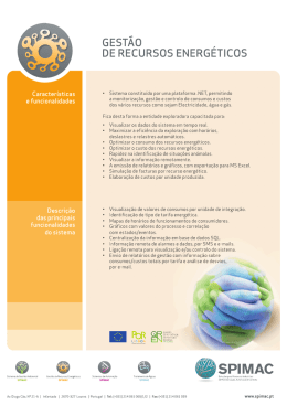 Gest&atilde;o de Recursos Energ&eacute;ticos
