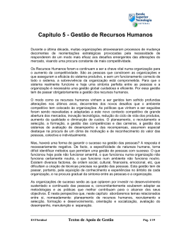 Gest&atilde;o de Recursos Humanos - Instituto Polit&eacute;cnico de Set&uacute;bal