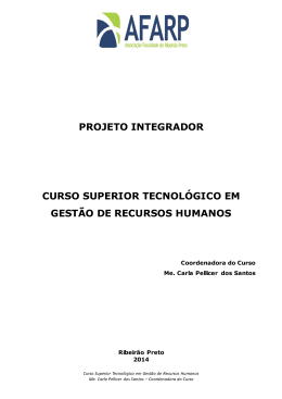 projeto integrador curso superior tecnológico em gestão de recursos