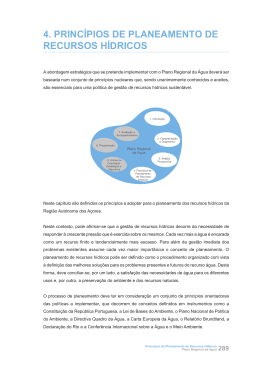 4. Princ&iacute;pios de Planeamento de Recursos H&iacute;dricos