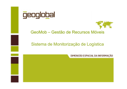 GeoMob – Gestão de Recursos Móveis Sistema de