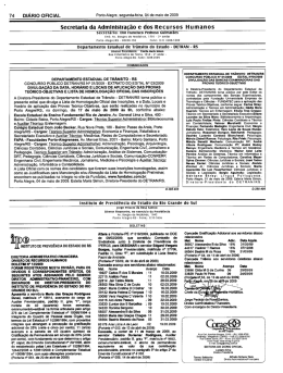 Edital 03/2009 - Publicação Diário Oficial do Estado