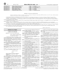 Portaria n&ordm; 412/2015