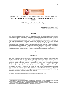 1 utiliza&ccedil;&atilde;o do software geogebra como ferramenta auxiliar ao