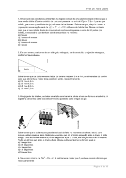 2o grau - Prof. Dr. Aldo Vieira