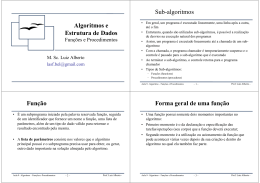 Algoritmo - Professor Luiz Alberto