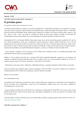 Materias - CWA Clipping - Ministério Público de Contas do Estado