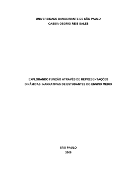 explorando fun&ccedil;&atilde;o atrav&eacute;s de representa&ccedil;&otilde;es din&acirc;micas