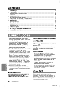 Conteúdo 2. PRECAUÇÕES