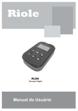 Manual Receptor Digital RLDA