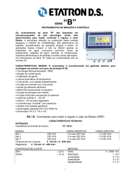 RX/B - instru&ccedil;&otilde;es