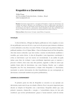 Kropotkin e o Darwinismo