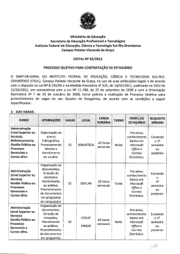 edital de abertura
